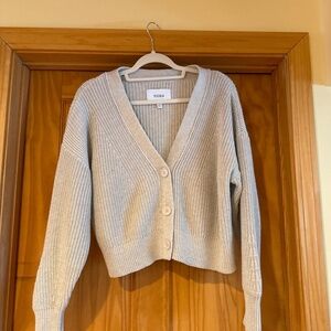 Pistola three button beige cardigan